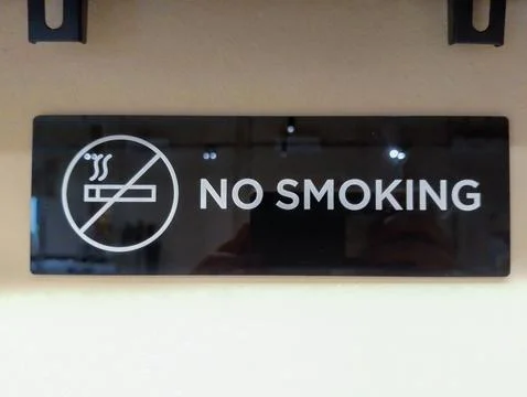 No Smoking: A Clear and Concise Sign Stock Photos