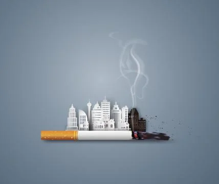 No smoking day world Stock Illustration