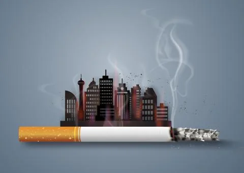 No smoking day world Stock Illustration