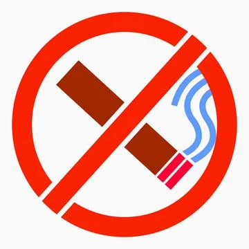 No smoking icon. Stock Illustration