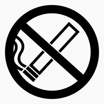 No smoking icon. Stock Illustration
