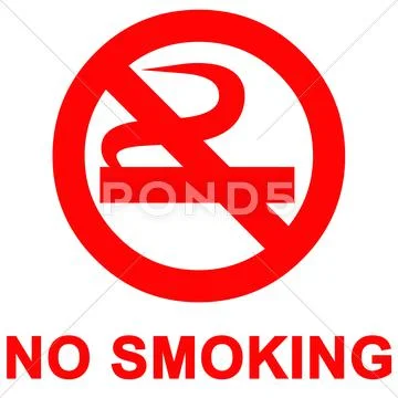 No Smoking Stock Illustration
