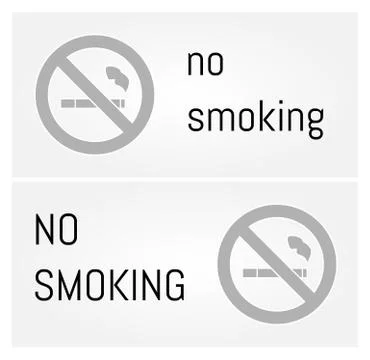 No smoking Stock Illustration