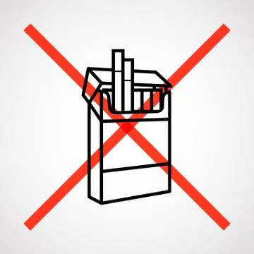 No Smoking. Stock Illustration