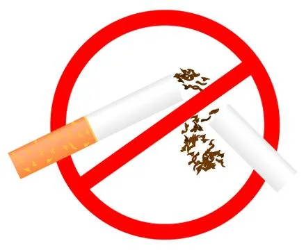No smoking sign Illustrazione stock
