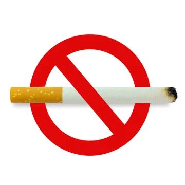 No smoking sign Stock Illustration
