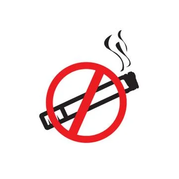 No smoking sign Stock Illustration