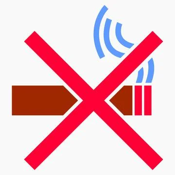 No smoking sign. Stock Illustration