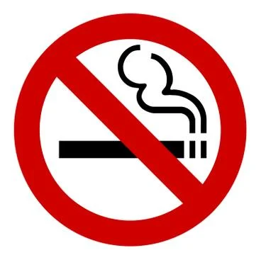 No smoking sign vector Stock Illustration