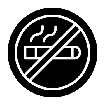 No smoking Vector Icon Design Illustration Illustrazione stock