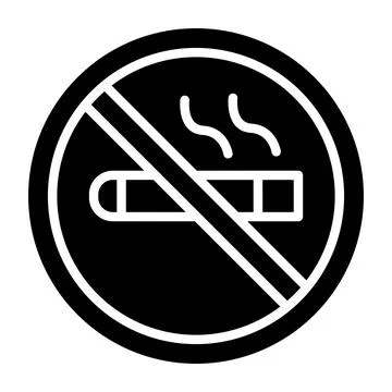 No smoking Vector Icon Design Illustration Stock Illustration