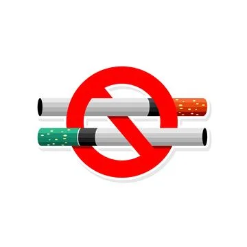 NO SMOLING VECTOR Stock Illustration