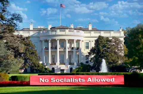 No Socialist Allowed. Stock Photos