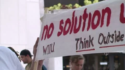 No Solution Under Capitalism Stock-Footage 8852499