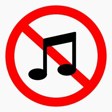 No sound. Stock Illustration