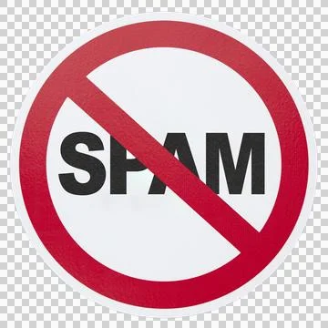 No spam sign Stock Illustration