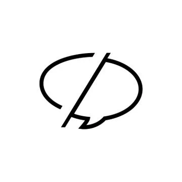 No speak icon. vector illustration Stock Illustration