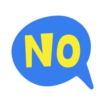 No speech bubble. Comic Chat Sticker with handwritten word expression Stock Illustration