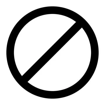 No stopping Vector Icon Design Illustration Stock Illustration