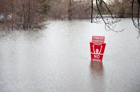 No Swimming Stock Photos