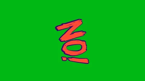 No Symbol Prohibited Sign Icon Animation Stock Footage 345694041
