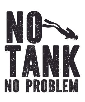 No tanks no problem Stock Illustration