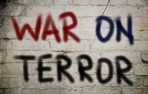 No terror concept Illustrazione stock