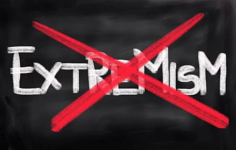 No terror concept Stock Illustration