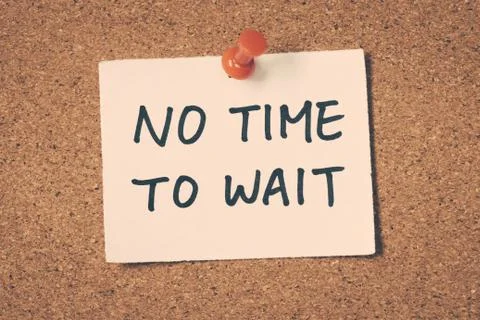 No time to wait Stock Photos