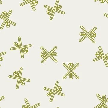 No tools required glyph seamless pattern Stock Illustration