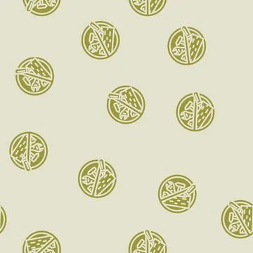 No tools required glyph vector seamless pattern Stock Illustration