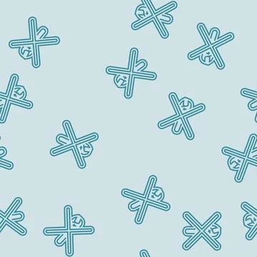 No tools required line seamless pattern Stock Illustration