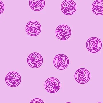 No tools required line vector seamless pattern Stock Illustration