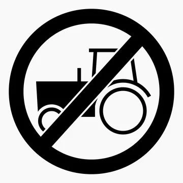 No tractor. Ilustración de archivo