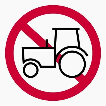 No tractor. Stock Illustration