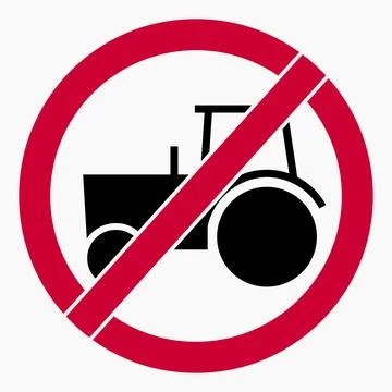 No tractor. Stock Illustration