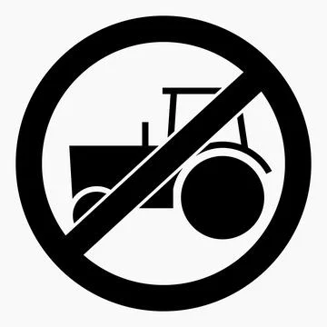 No tractor. Stock Illustration