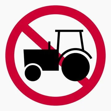 No tractor. Stock Illustration