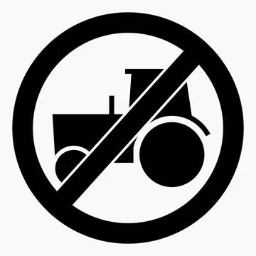 No tractor. Stock Illustration