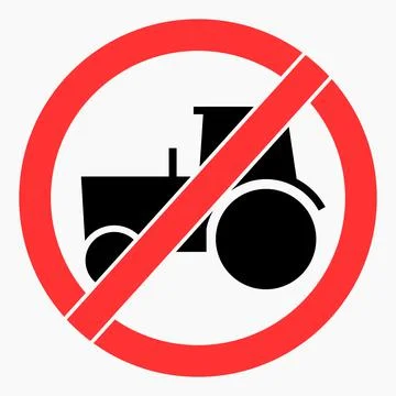No tractor. Stock Illustration