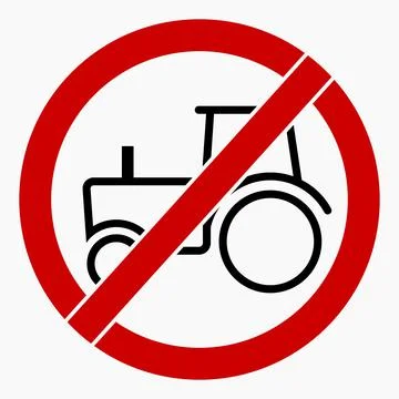 No tractor. Stock Illustration