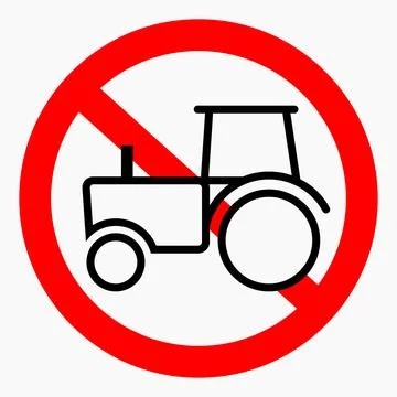 No tractor. Stock Illustration