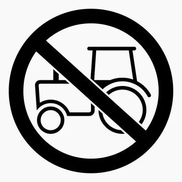 No tractor. Stock Illustration