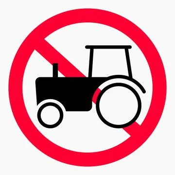 No tractor. Stock Illustration