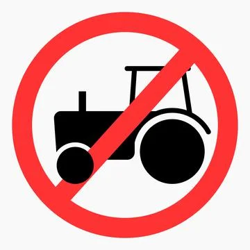 No tractor. Stock Illustration