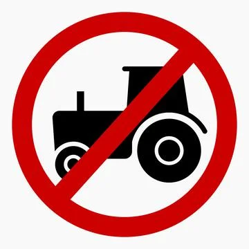 No tractor. Stock Illustration