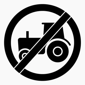No tractor. Stock Illustration