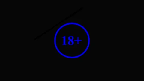 No under 18 sing icon animation. Animation of under 18 prohibition sign sym.. 스톡 동영상 337658968