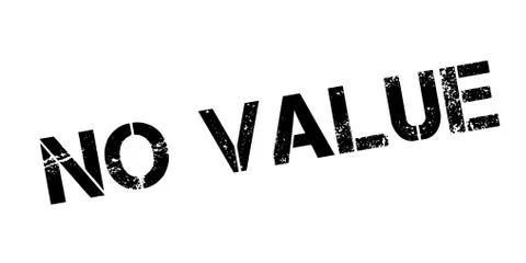 No Value rubber stamp Stock Illustration