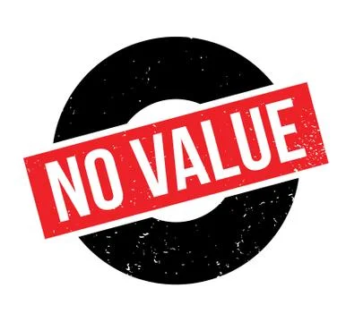 No Value rubber stamp Stock Illustration